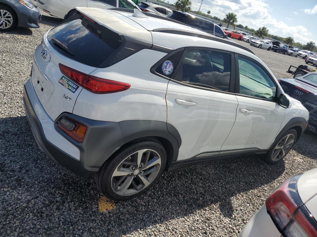 2019 Hyundai Kona VIN KM8K33A51KU232710 Copart auction photo, water/flood damage thumbnail 3