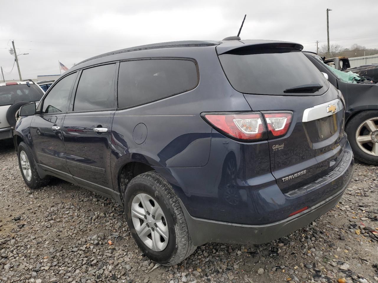 2017 Chevrolet Traverse VIN 1GNKRFKD0HJ304167 Copart auction photo, all over damage thumbnail 2