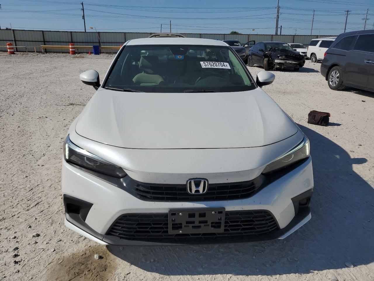 2022 Honda Civic VIN 2HGFE2F28NH518488 Copart auction photo, hail damage thumbnail 5