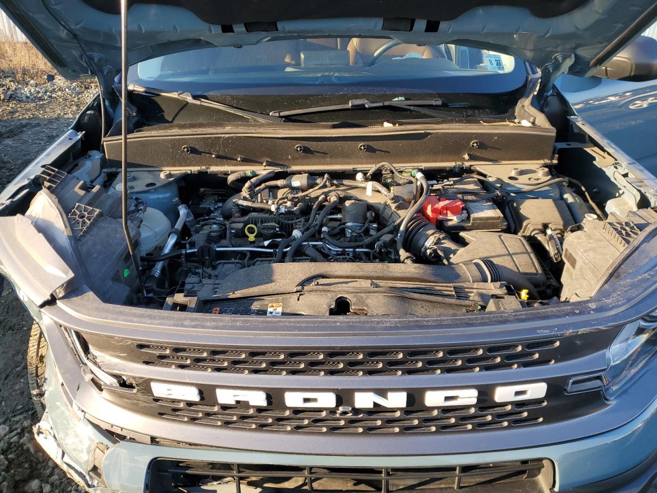 2022 Ford Bronco VIN 3FMCR9D99NRD37303 Copart auction photo, front end damage thumbnail 12