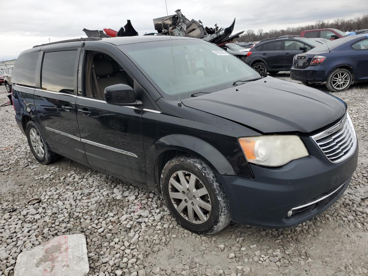 2014 Chrysler Town & Country VIN 2C4RC1BG8ER206985 Copart auction photo, side damage thumbnail 4