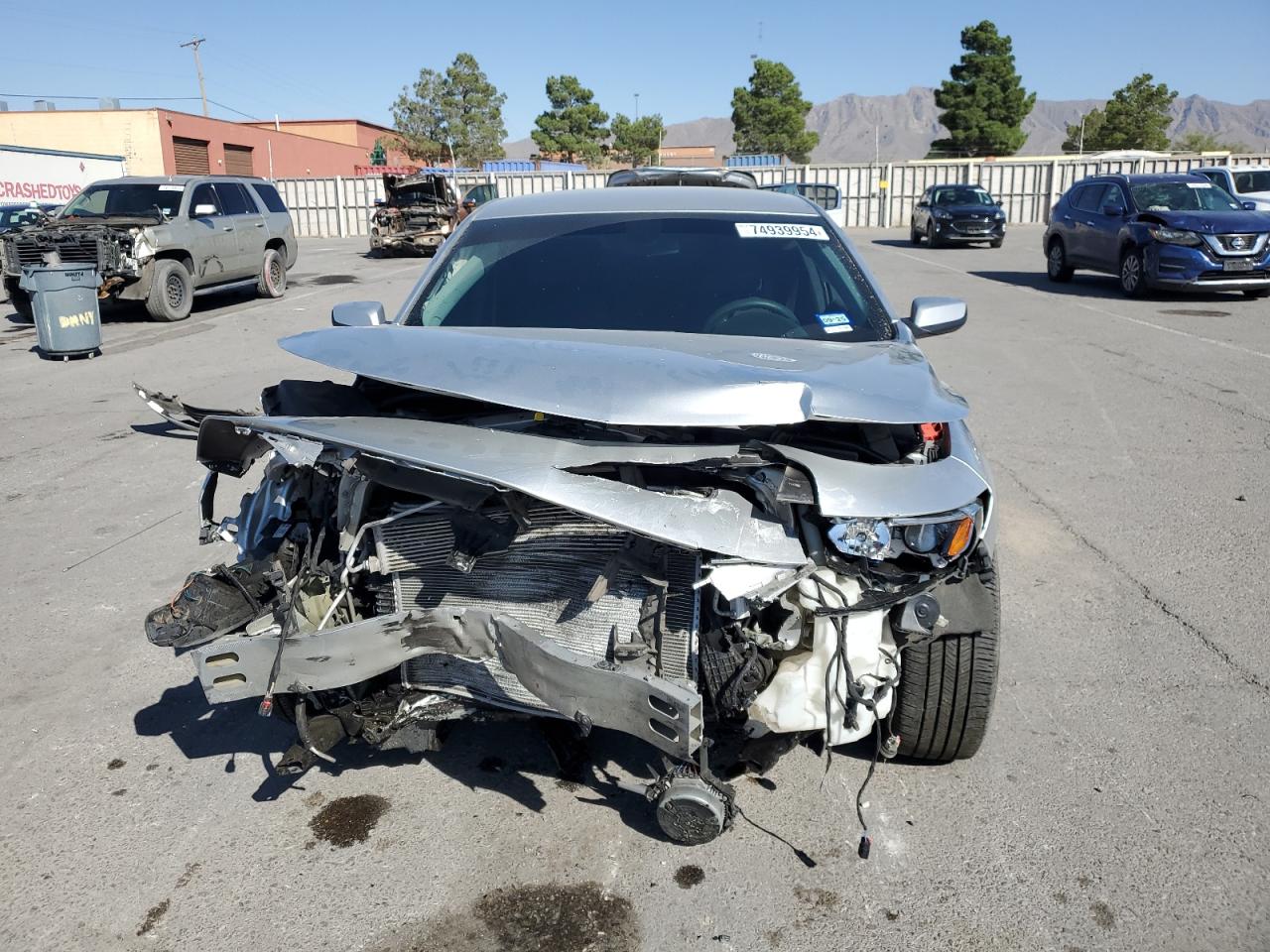 2021 Chevrolet Malibu VIN 1G1ZD5ST4MF066577 Copart auction photo, front end damage thumbnail 5