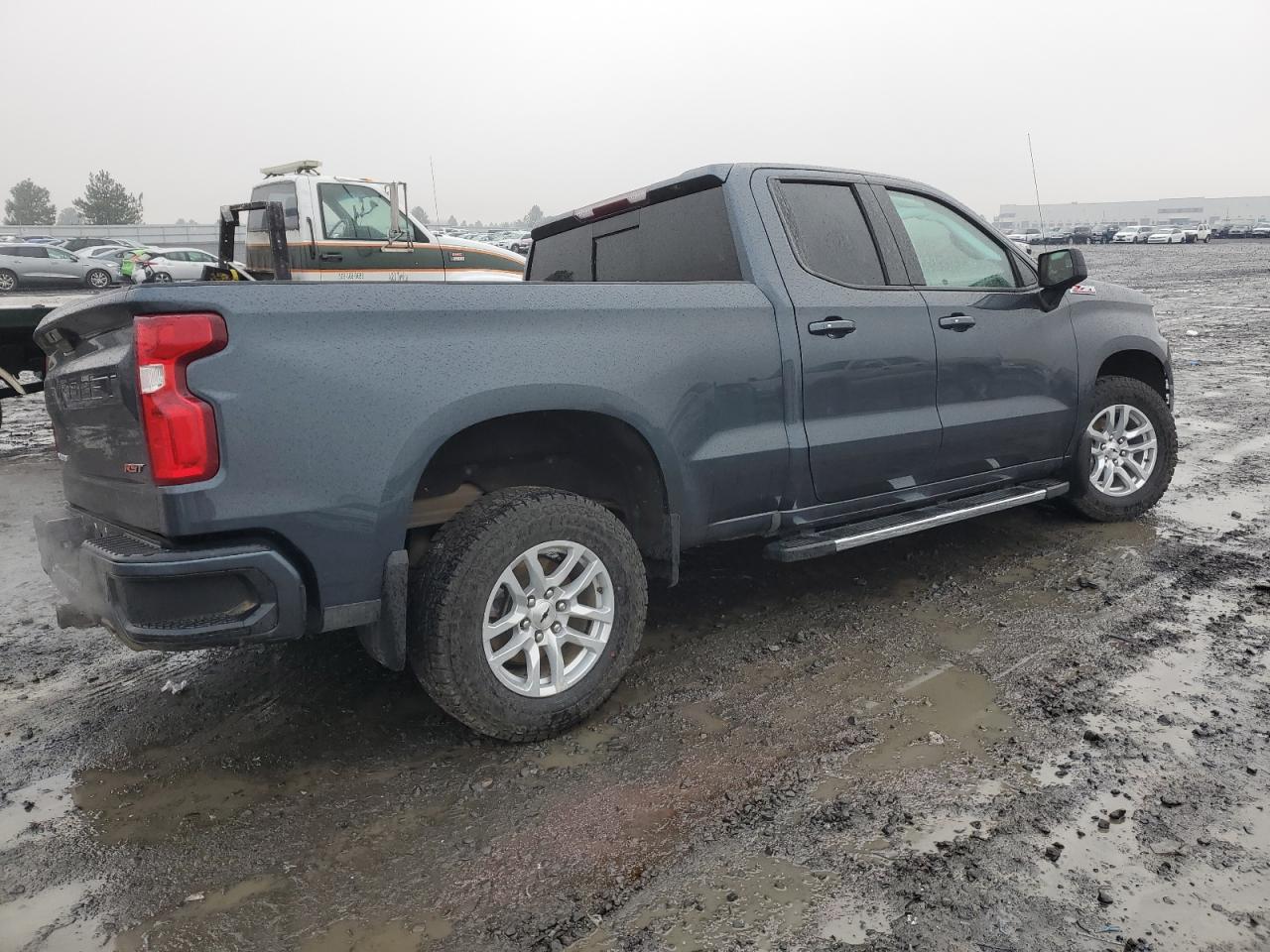 2019 Chevrolet Silverado VIN 1GCRYEED9KZ280802 Copart auction photo, side damage thumbnail 3
