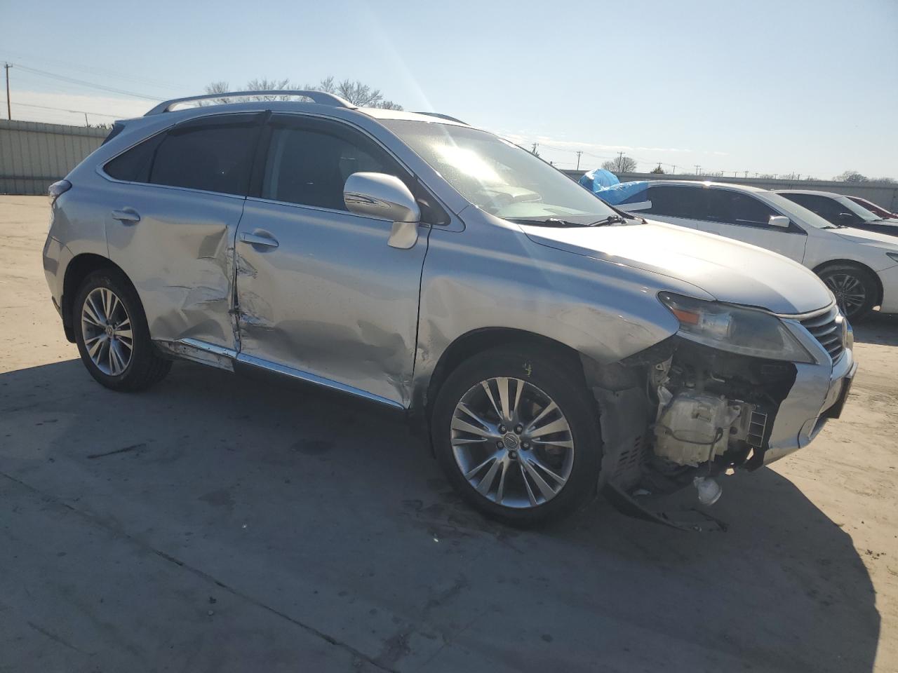 2014 Lexus RX VIN 2T2ZK1BA3EC144972 Copart auction photo, front end / hail damage thumbnail 4