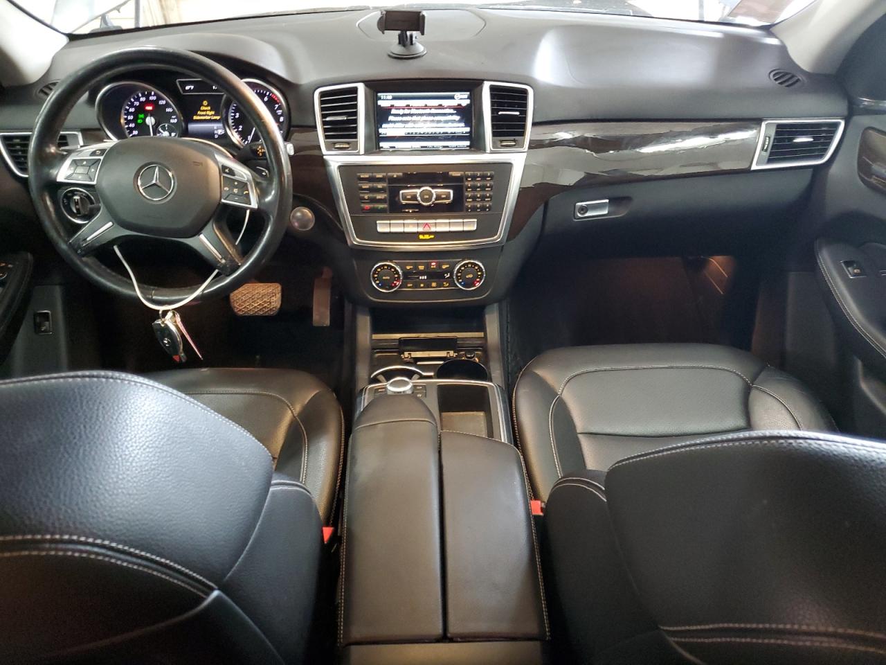 2015 Mercedes-Benz M-klasse VIN 4JGDA5HB1FA497172 Copart auction photo, front end damage thumbnail 8