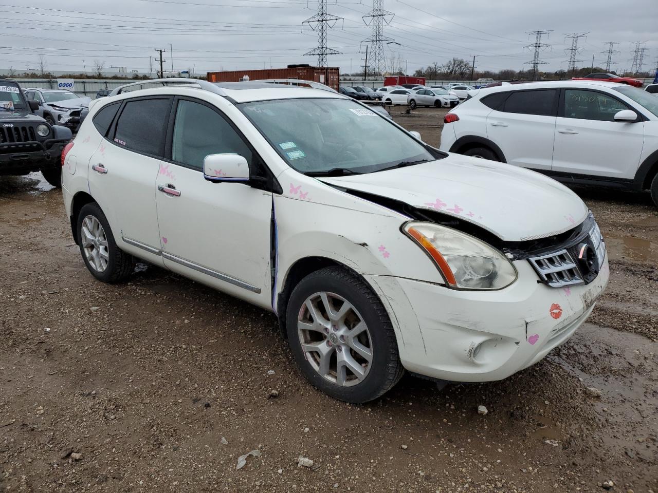 2013 Nissan Rogue VIN JN8AS5MV8DW106804 Copart auction photo, front end damage thumbnail 4