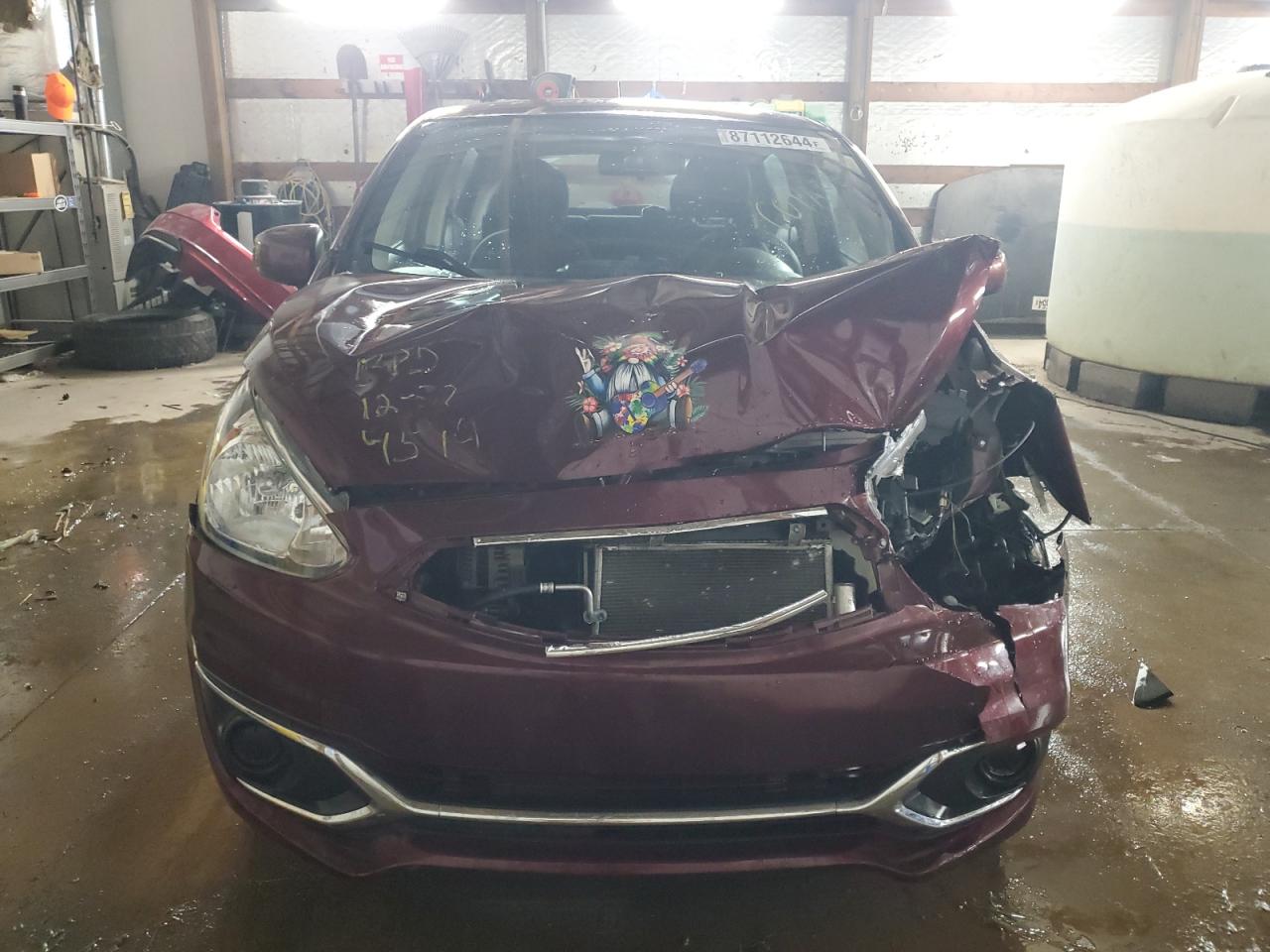 2020 Mitsubishi Mirage VIN ML32A3HJ9LH004514 Copart auction photo, front end damage thumbnail 5