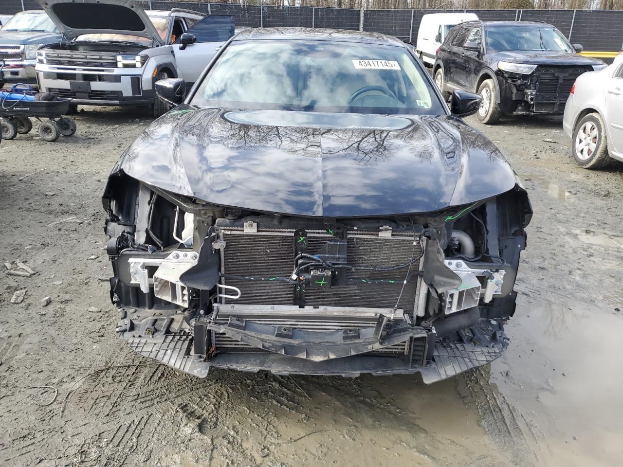 2021 Acura TLX VIN 19UUB5F42MA014759 Copart auction photo, rear end / front end damage thumbnail 5
