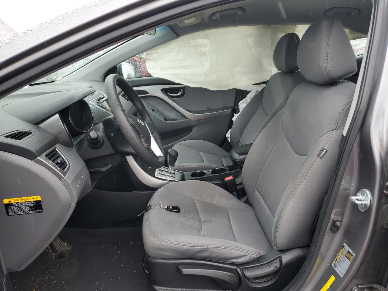 2012 Hyundai Elantra VIN 5NPDH4AE8CH104643 Copart auction photo, front end / side damage thumbnail 7