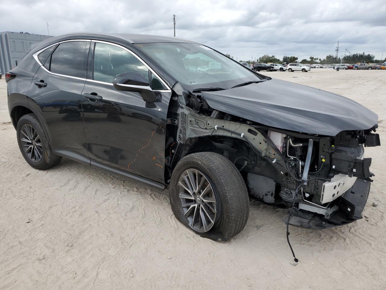 2023 Lexus NX VIN 2T2ADCAZ2PC005218 Copart auction photo, front end / mechanical damage thumbnail 4