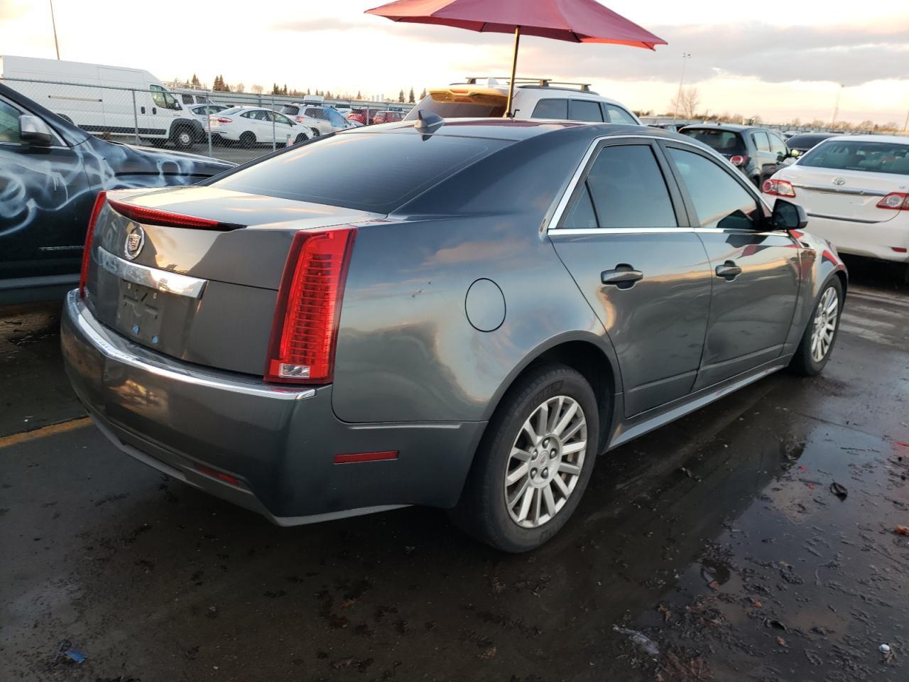 2011 Cadillac CTS VIN 1G6DE5EY7B0146447 Copart auction photo, side / front end damage thumbnail 3