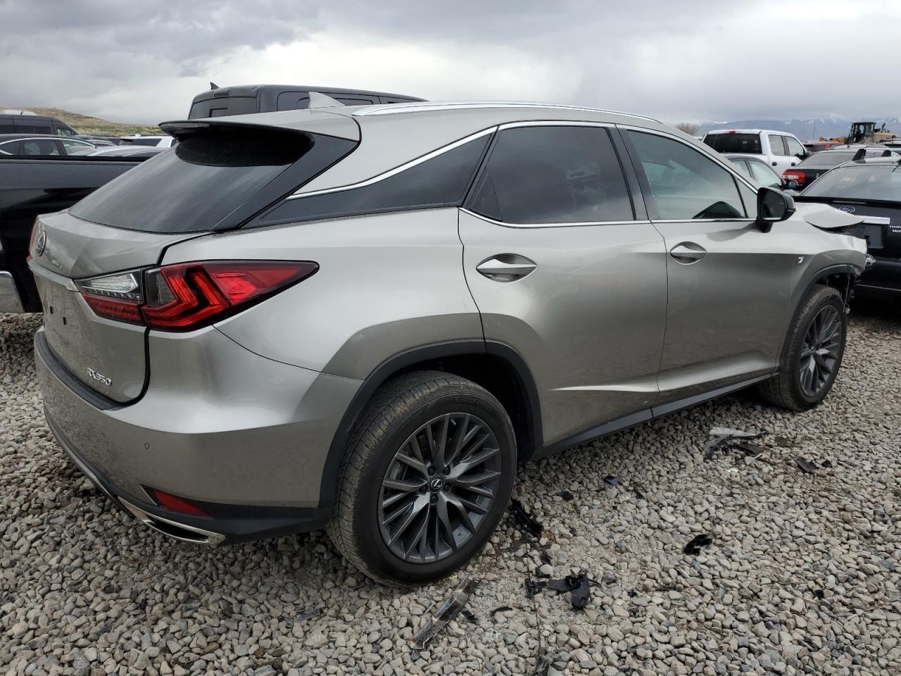 2022 Lexus RX VIN 2T2SZMDA1NC362551 Copart auction photo, front end damage thumbnail 3