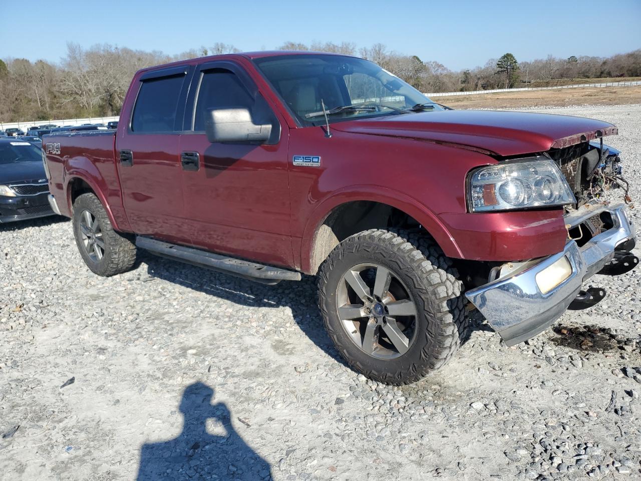 2004 Ford F-150 VIN 1FTPW14584KC53974 Copart auction photo, front end damage thumbnail 4