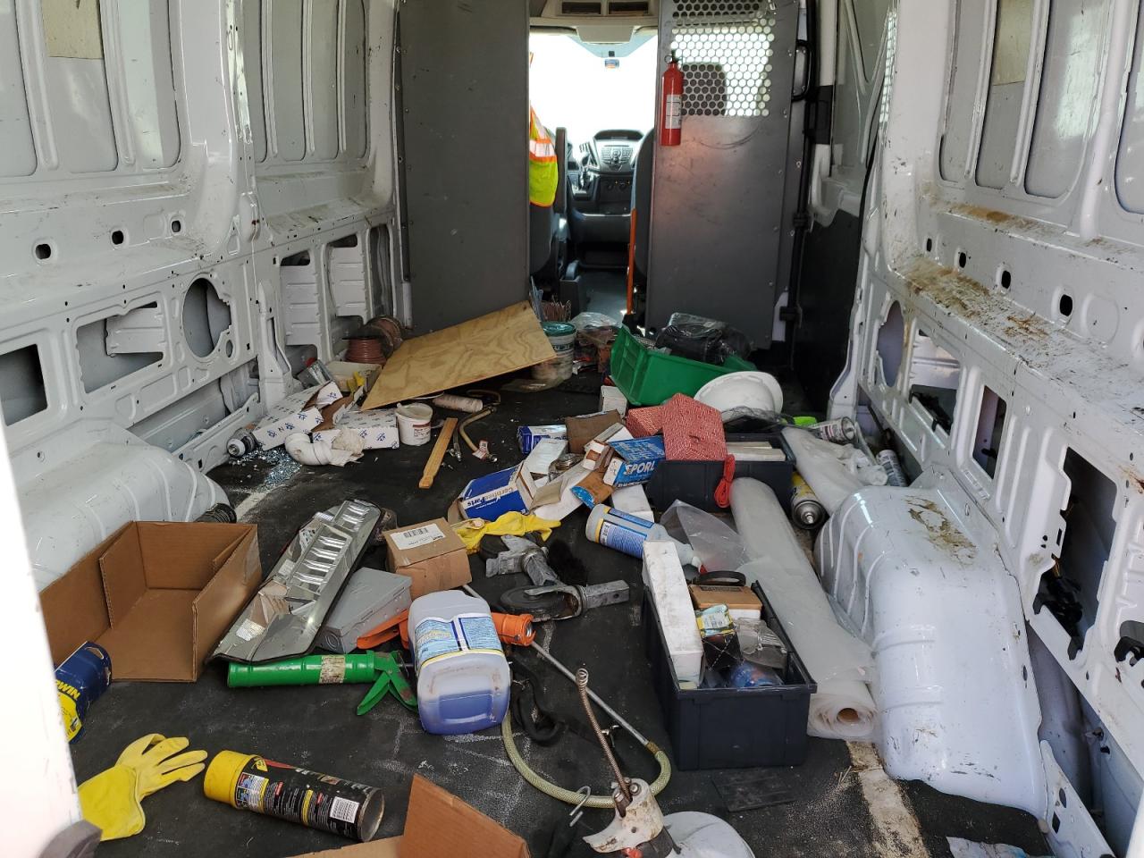 2016 Ford Transit VIN 1FTYR2CM5GKB40210 Copart auction photo, front end / rear end damage thumbnail 10
