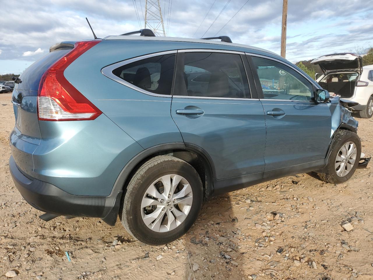 2014 Honda CR-V VIN 2HKRM3H74EH527953 Copart auction photo, front end damage thumbnail 3