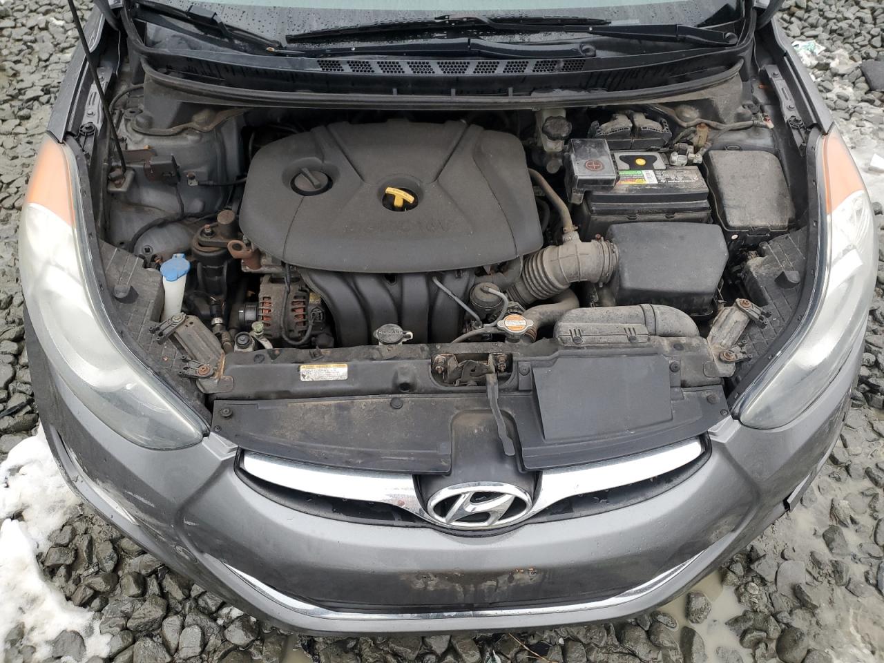 2013 Hyundai Elantra VIN 5NPDH4AE9DH161404 Copart auction photo, all over damage thumbnail 13