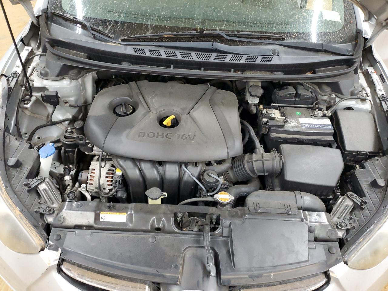 2011 Hyundai Elantra VIN 5NPDH4AE7BH038410 Copart auction photo, vandalism damage thumbnail 11