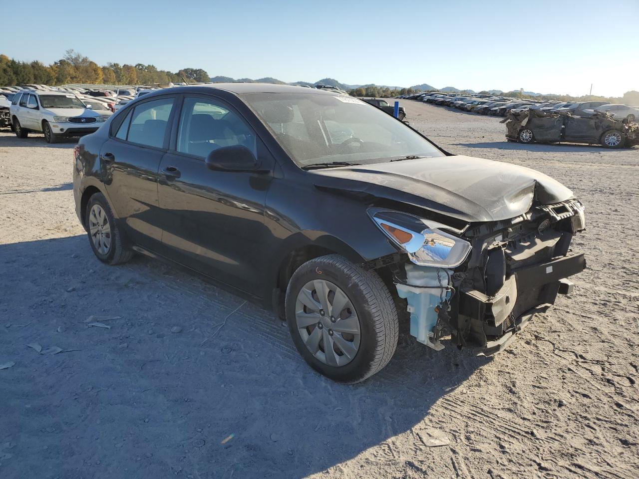 2020 KIA Rio VIN 3KPA24AD7LE288456 Copart auction photo, front end damage thumbnail 4
