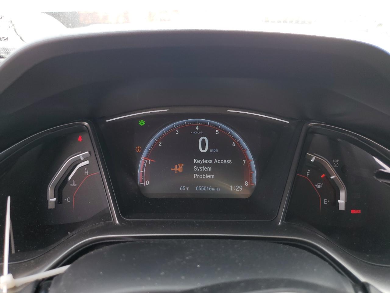 2020 Honda Civic VIN SHHFK7G97LU205580 Copart auction photo, rear end damage thumbnail 9