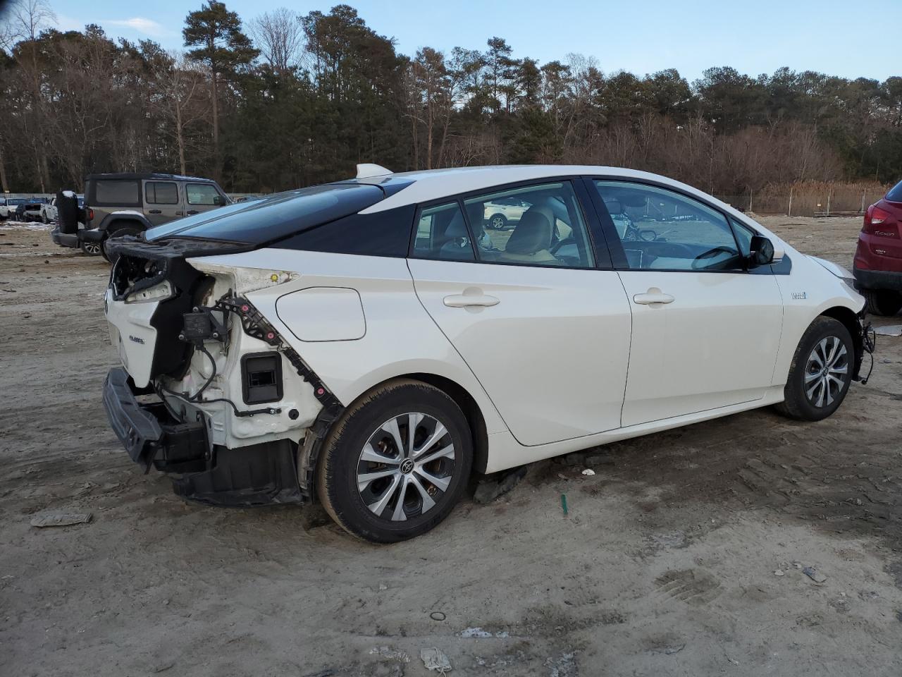 2020 Toyota Prius VIN JTDKARFP9L3151159 Copart auction photo, all over / minor dent/scratches damage thumbnail 3