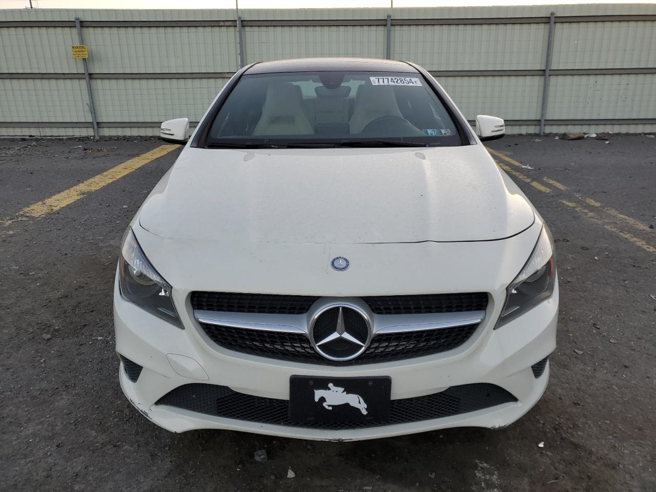 2016 Mercedes-Benz CLA-klasse VIN WDDSJ4GB3GN336619 Copart auction photo, front end damage thumbnail 5