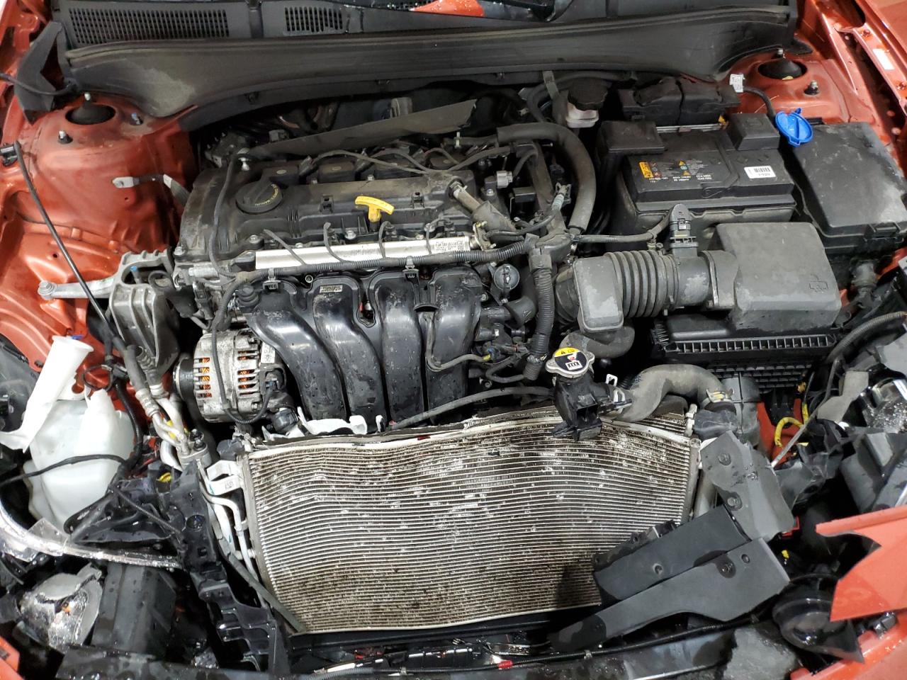2021 KIA Forte VIN 3KPF34AD1ME278753 Copart auction photo, front end / mechanical damage thumbnail 11