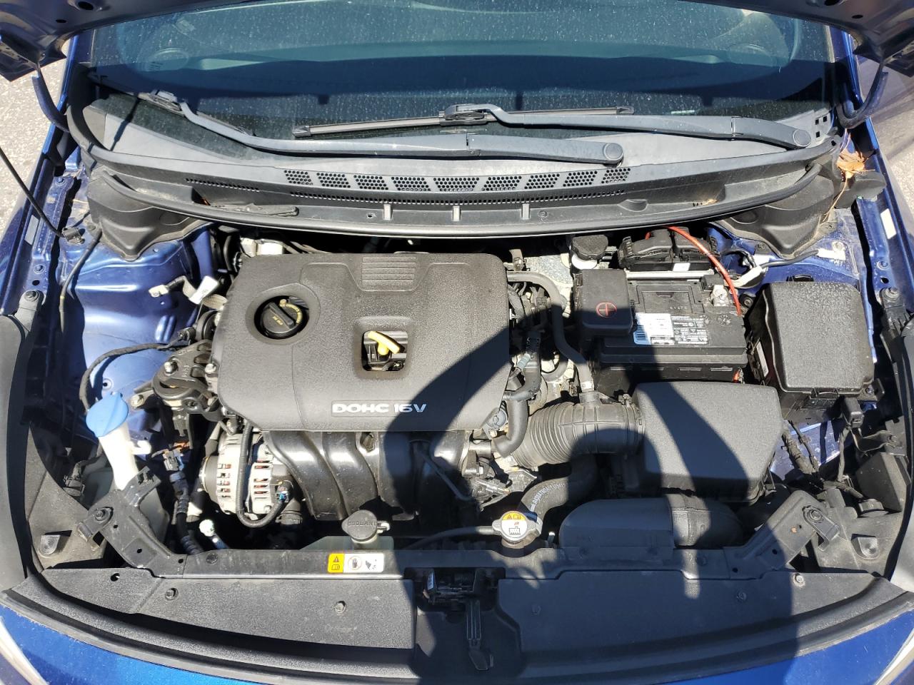 2017 KIA Forte VIN 3KPFK4A74HE152860 Copart auction photo, rear end / front end damage thumbnail 11