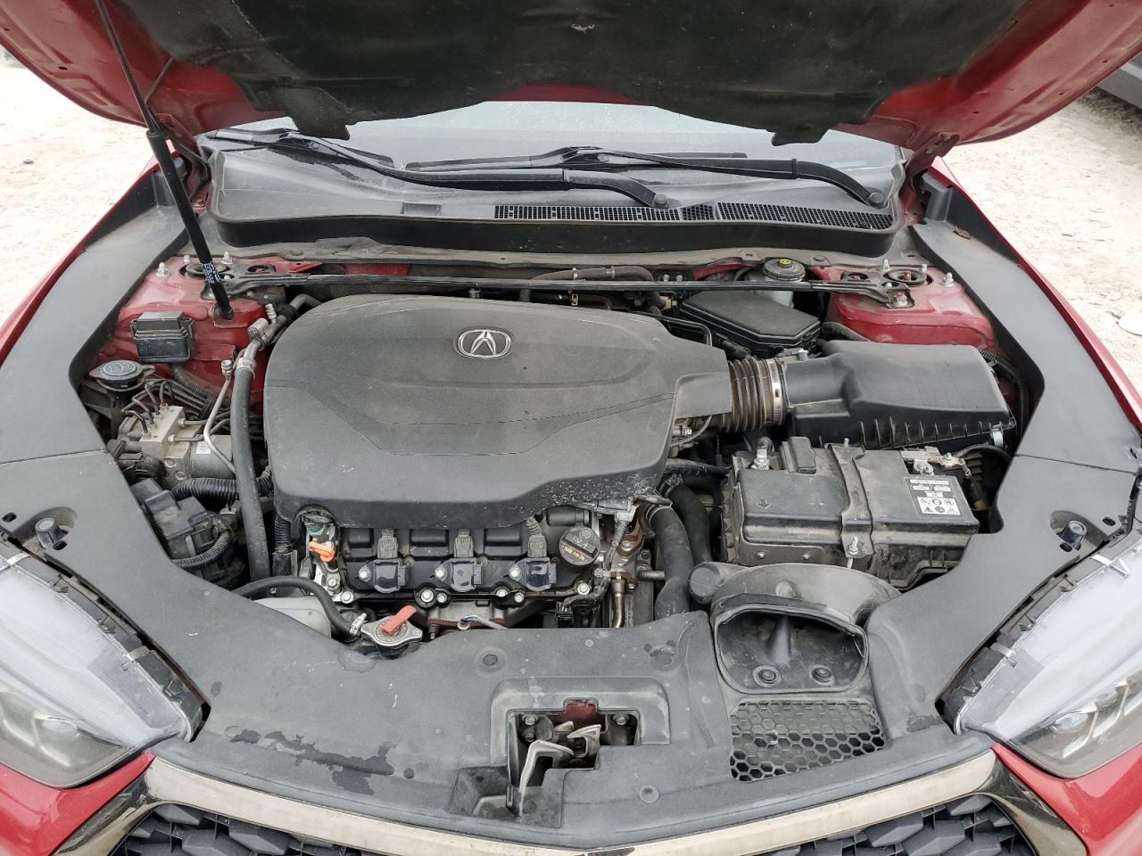 2018 Acura TLX VIN 19UUB2F68JA009979 Copart auction photo, side damage thumbnail 11
