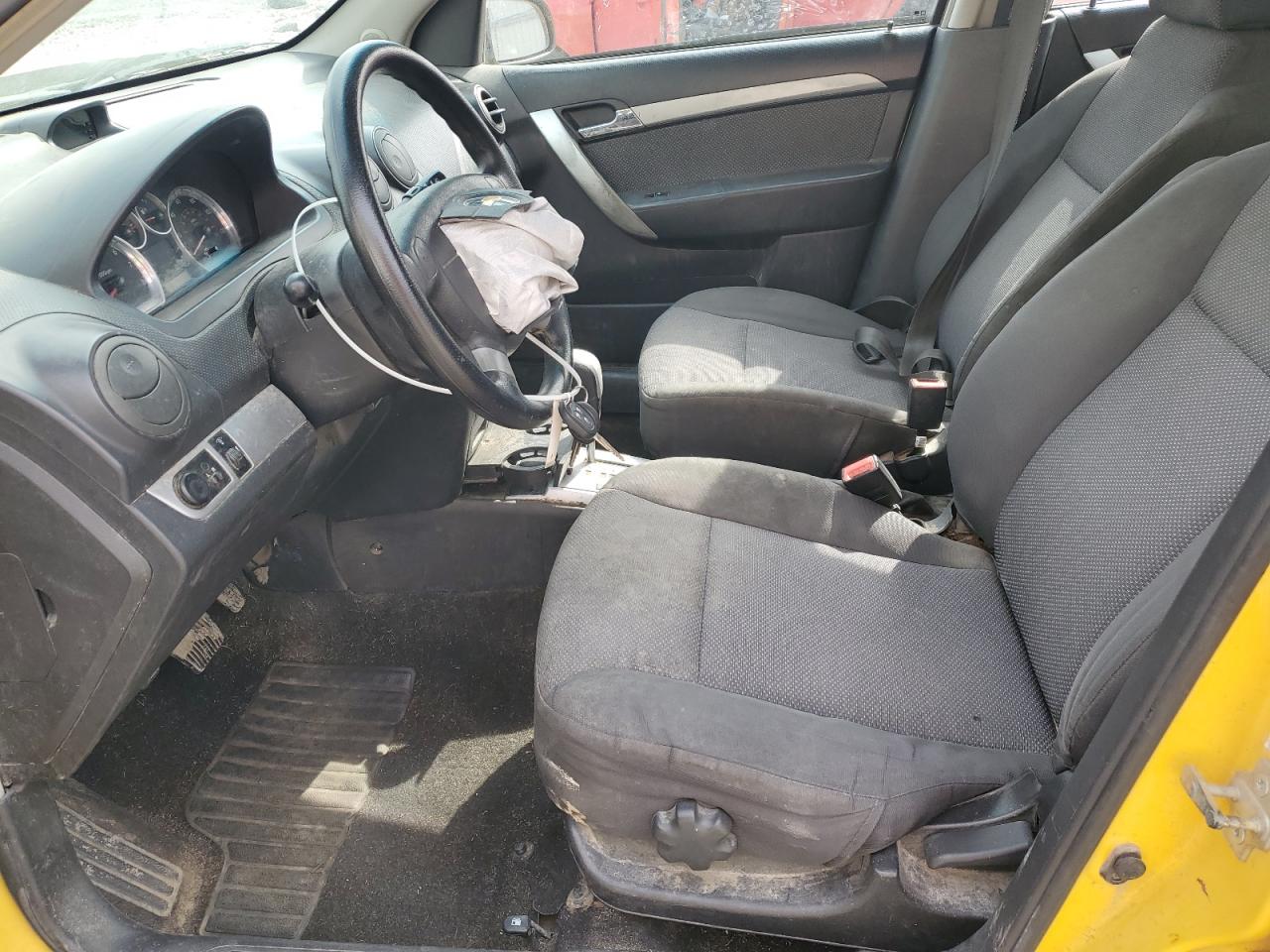 2011 Chevrolet Aveo VIN KL1TD5DE2BB148816 Copart auction photo, front end / side damage thumbnail 7