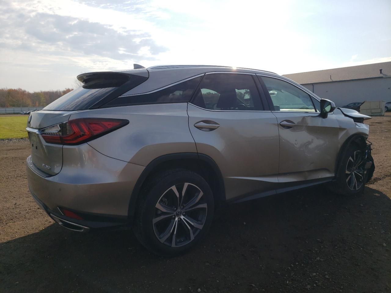 2022 Lexus RX VIN 2T2HZMDA4NC342174 Copart auction photo, front end / side damage thumbnail 3