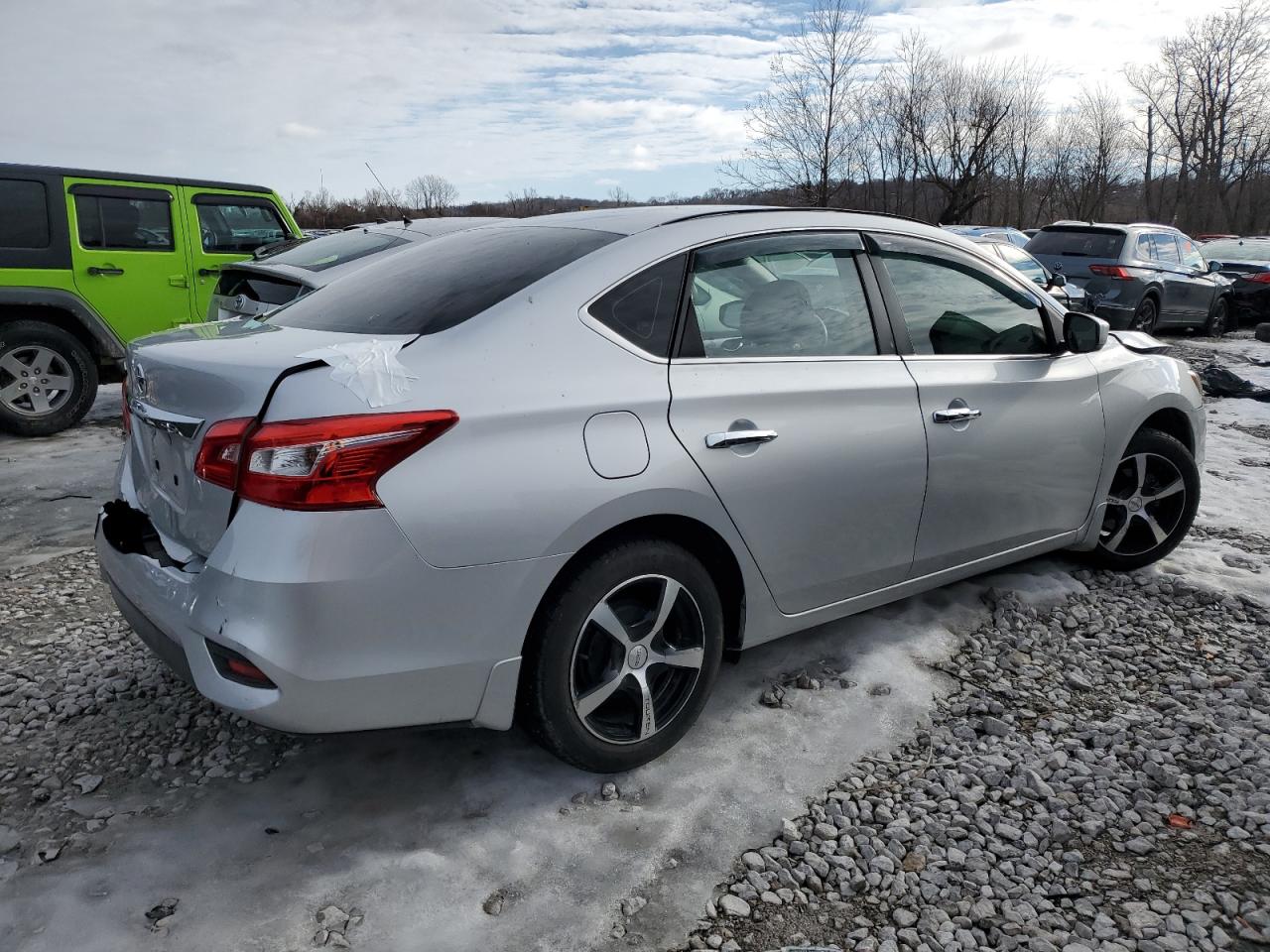 2019 Nissan Sentra VIN 3N1AB7AP2KY212140 Copart auction photo, rear end / front end damage thumbnail 3