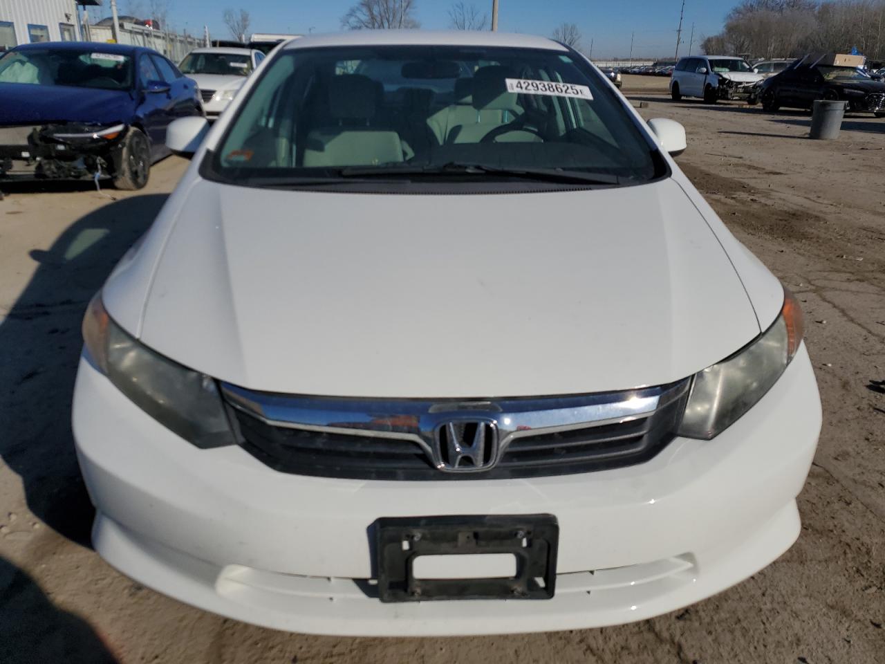 2012 Honda Civic VIN 19XFB2F56CE048228 Copart auction photo, side damage thumbnail 5
