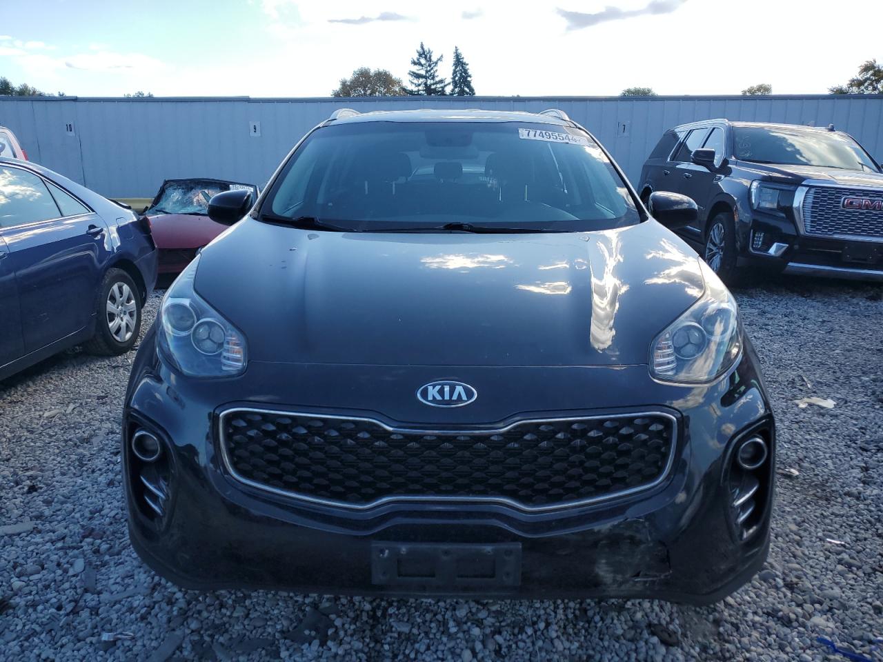 2019 KIA Sportage VIN KNDPMCAC9K7505915 Copart auction photo, vandalism damage thumbnail 5