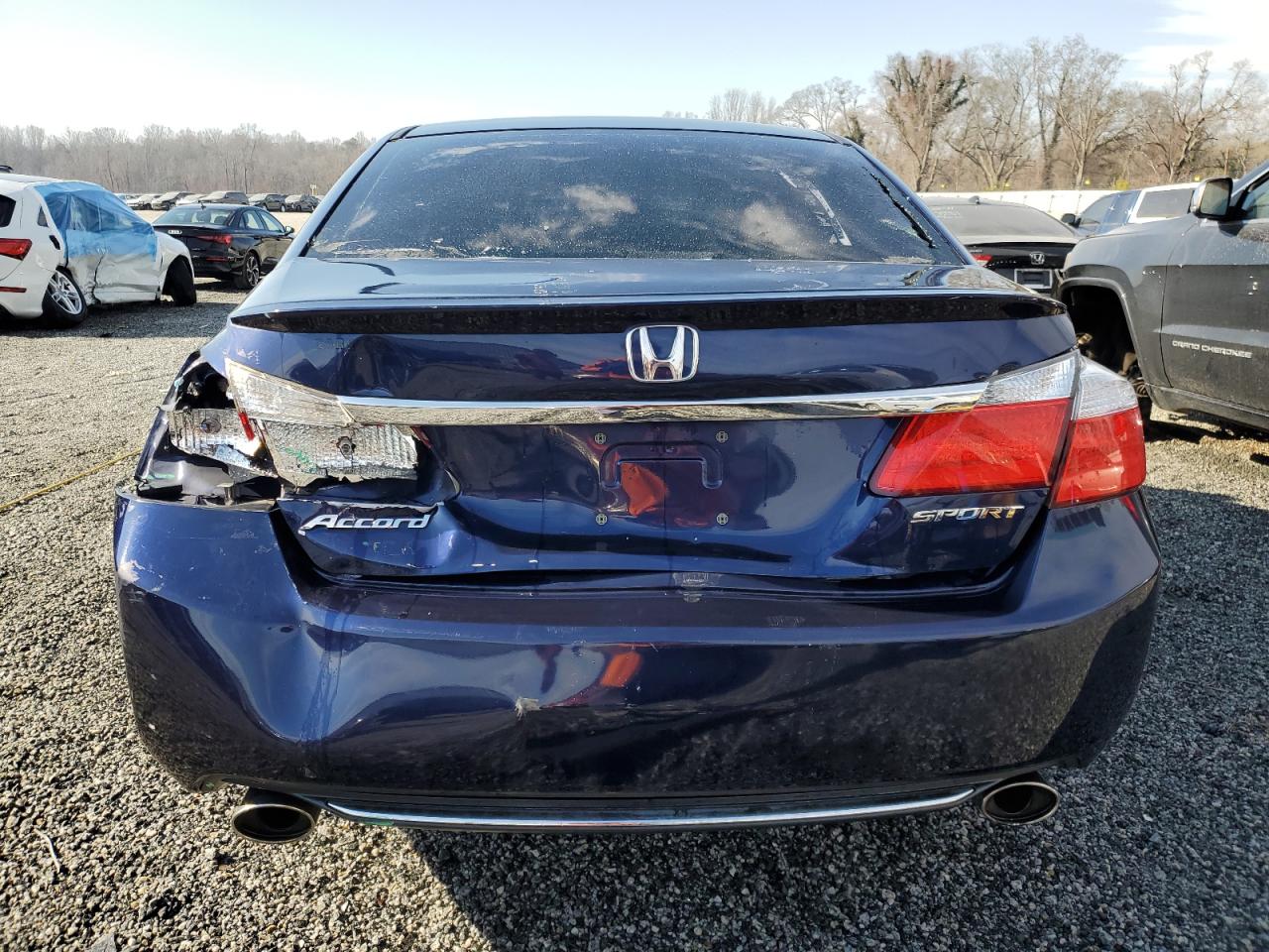 2013 Honda Accord VIN 1HGCR2F50DA269215 Copart auction photo, rear end damage thumbnail 6