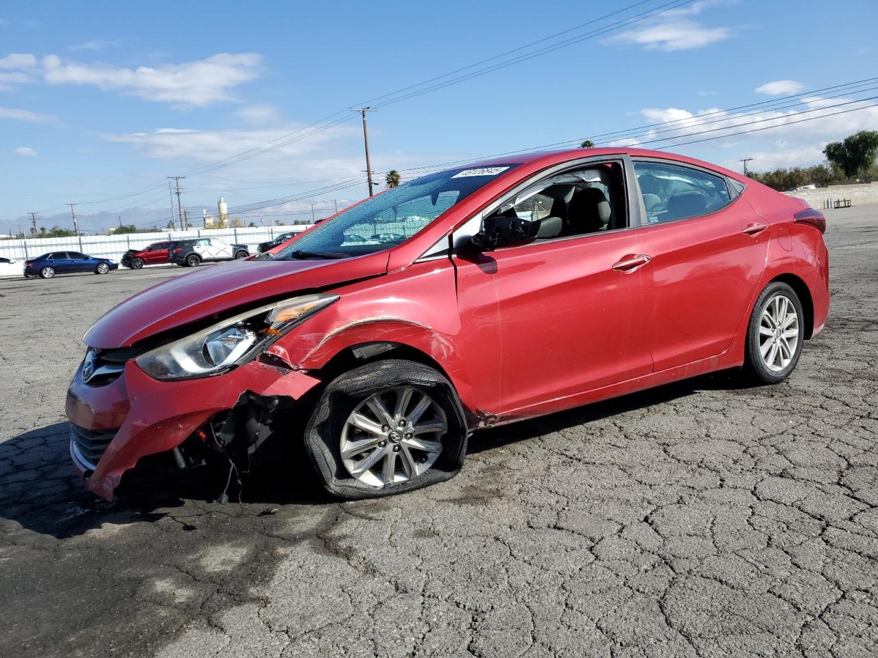 2015 Hyundai Elantra VIN KMHDH4AE3FU347864