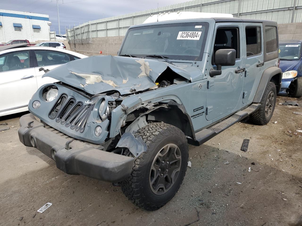 2015 Jeep Wrangler VIN 1C4BJWDG8FL712473