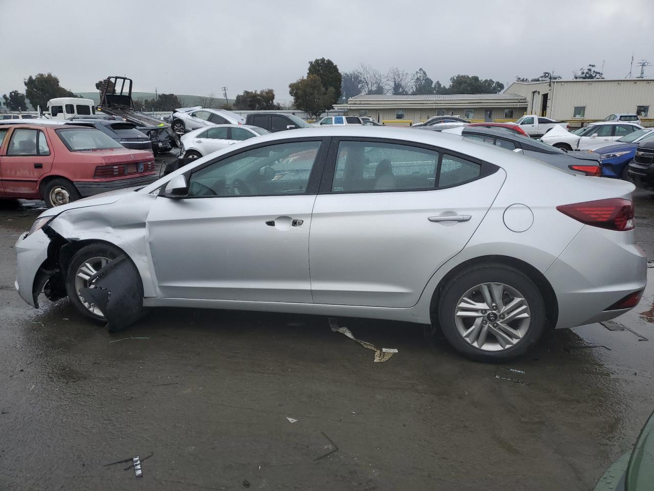 2020 Hyundai Elantra VIN 5NPD84LF1LH508776 Copart auction photo, front end / front end damage thumbnail 2