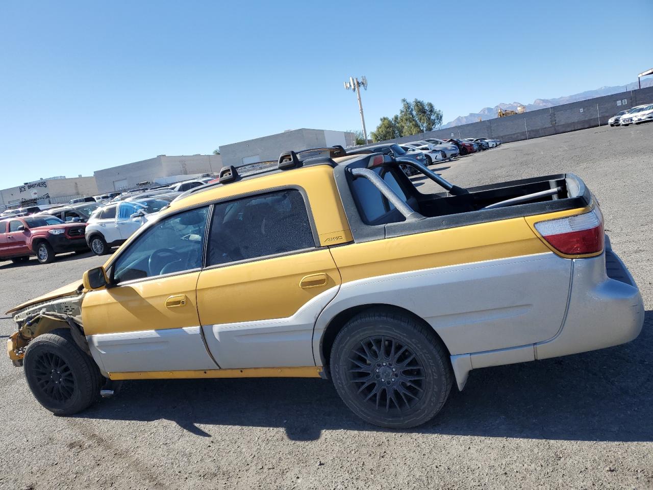 2003 Subaru Baja VIN 4S4BT61C637107069 Copart auction photo, front end / side damage thumbnail 2