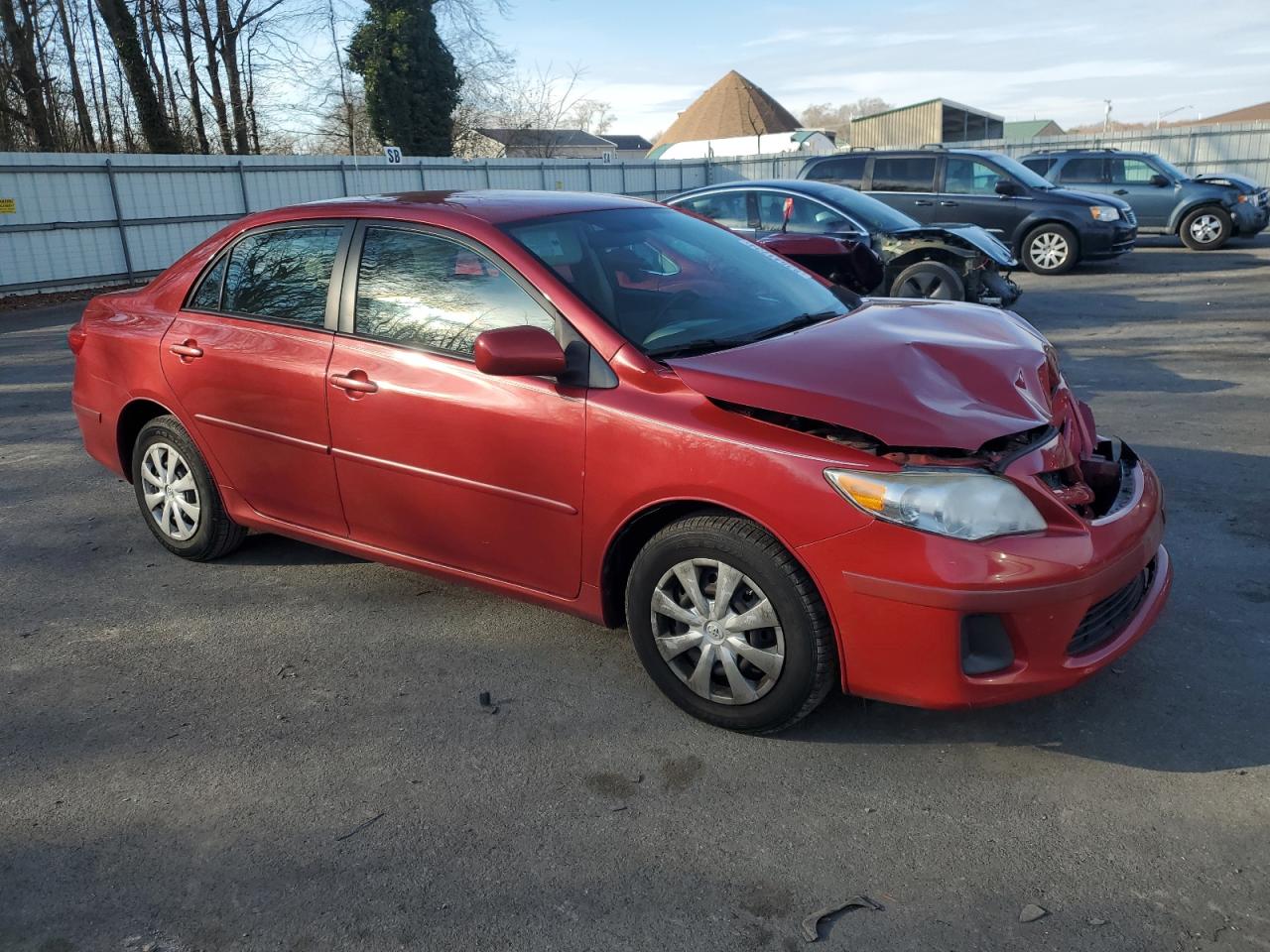 2011 Toyota Corolla VIN 2T1BU4EE6BC711574 Copart auction photo, frame damage / front end damage thumbnail 4