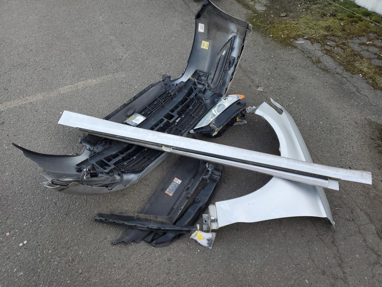 2015 Ford Fusion VIN 3FA6P0HD4FR100193 Copart auction photo, all over / front end damage thumbnail 12