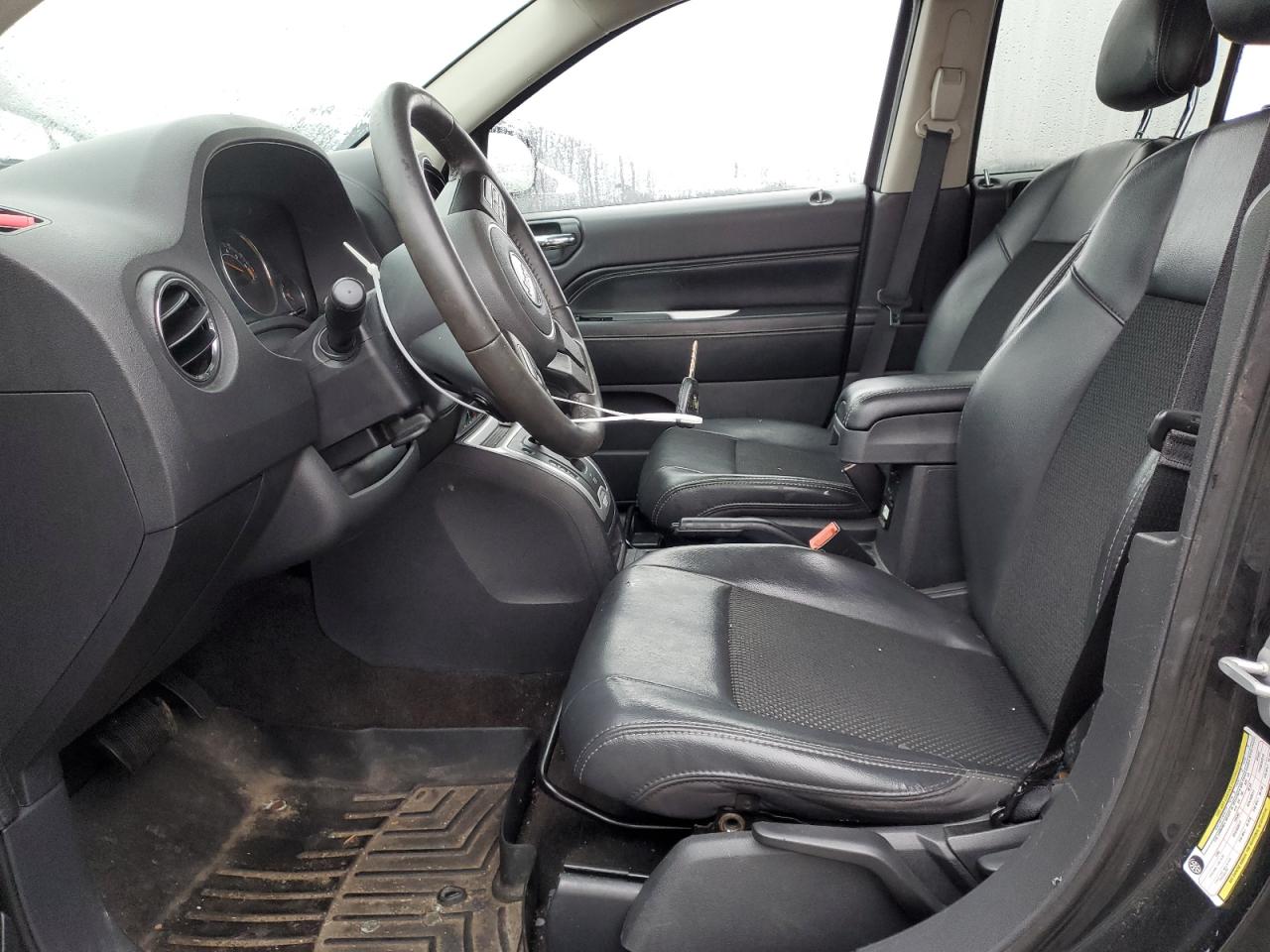 2014 Jeep Compass VIN 1C4NJCEA6ED691735 Copart auction photo, all over damage thumbnail 7