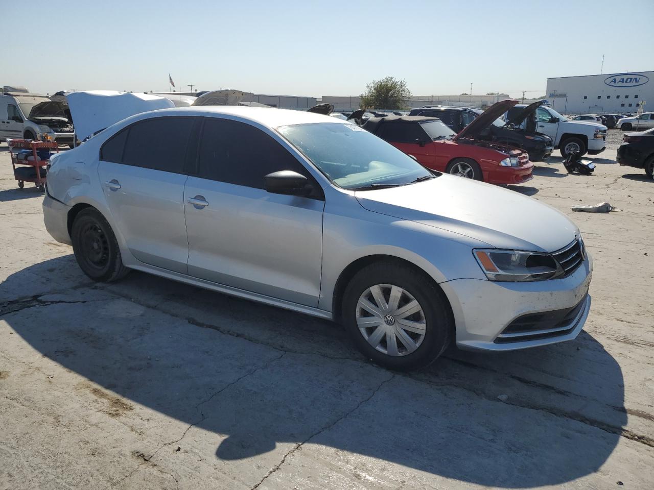 2016 Volkswagen Jetta VIN 3VW167AJ8GM291080 Copart auction photo, rear end / side damage thumbnail 4