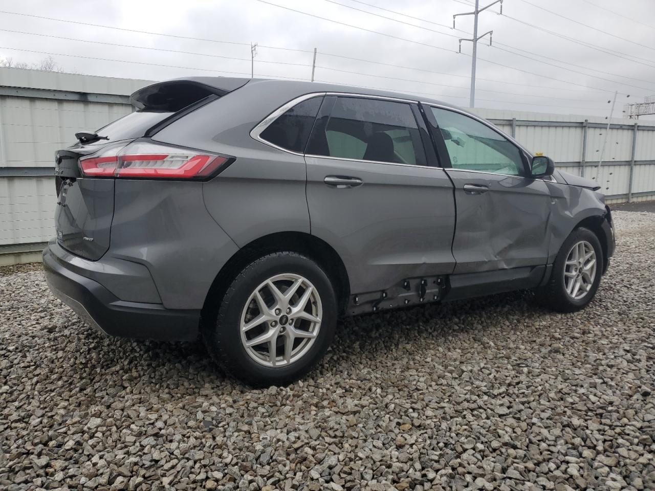 2023 Ford Edge VIN 2FMPK4J90PBA57509 Copart auction photo, front end / side damage thumbnail 3