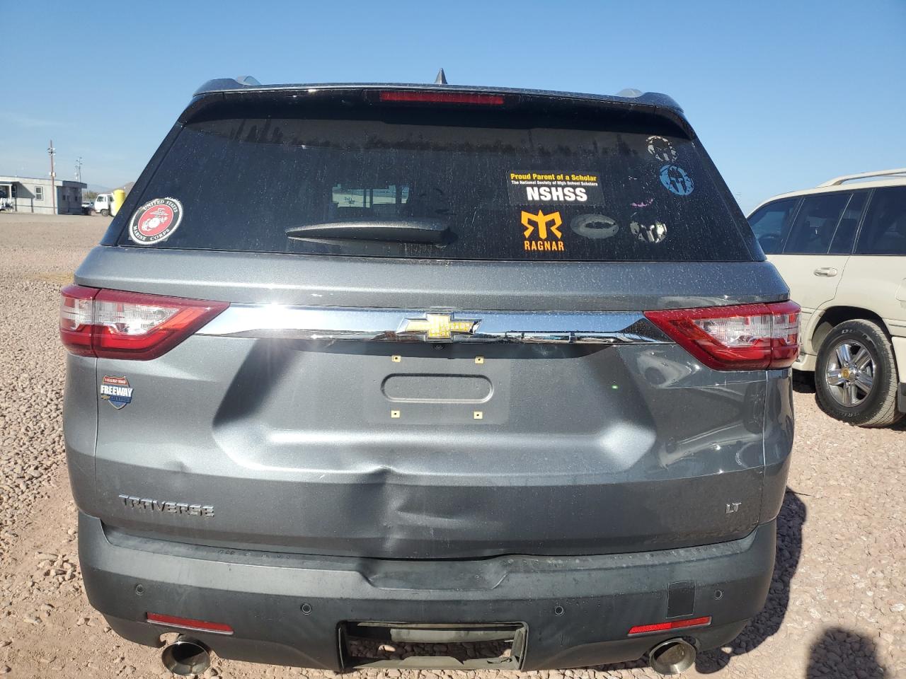 2018 Chevrolet Traverse VIN 1GNERGKW2JJ205747 Copart auction photo, front end damage thumbnail 6