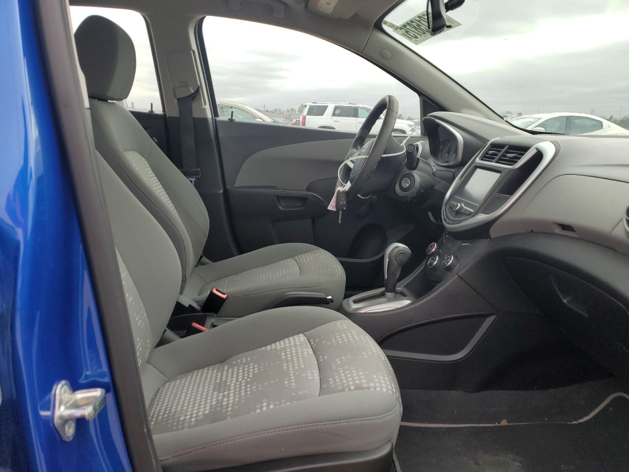 2017 Chevrolet Sonic VIN 1G1JB5SH9H4103199 Copart auction photo, side / front end damage thumbnail 7