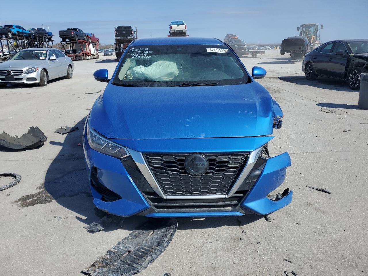 2022 Nissan Sentra VIN 3N1AB8CV3NY307229 Copart auction photo, front end damage thumbnail 5