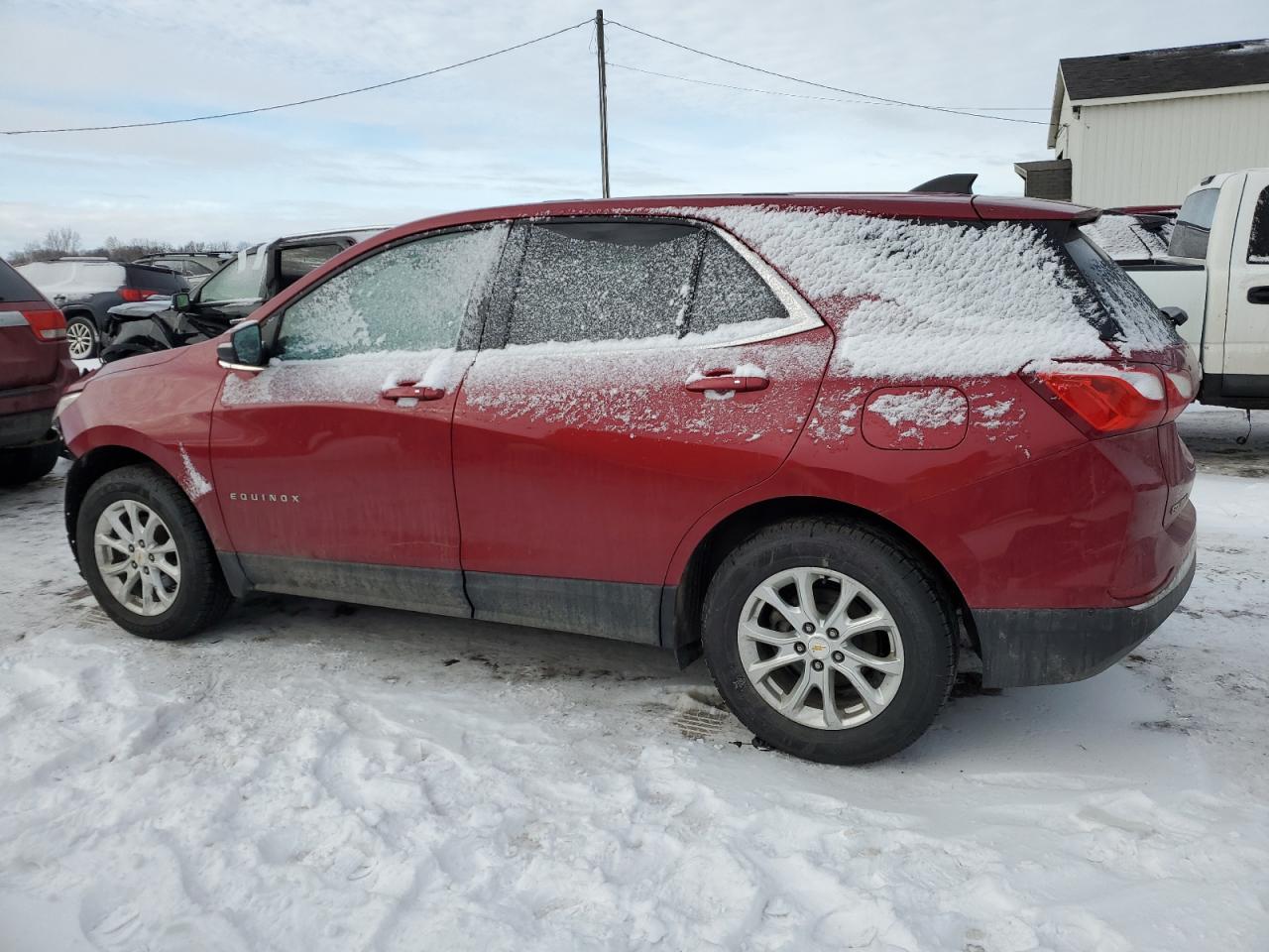 2018 Chevrolet Equinox VIN 2GNAXSEV4J6326304 Copart auction photo, front end damage thumbnail 2