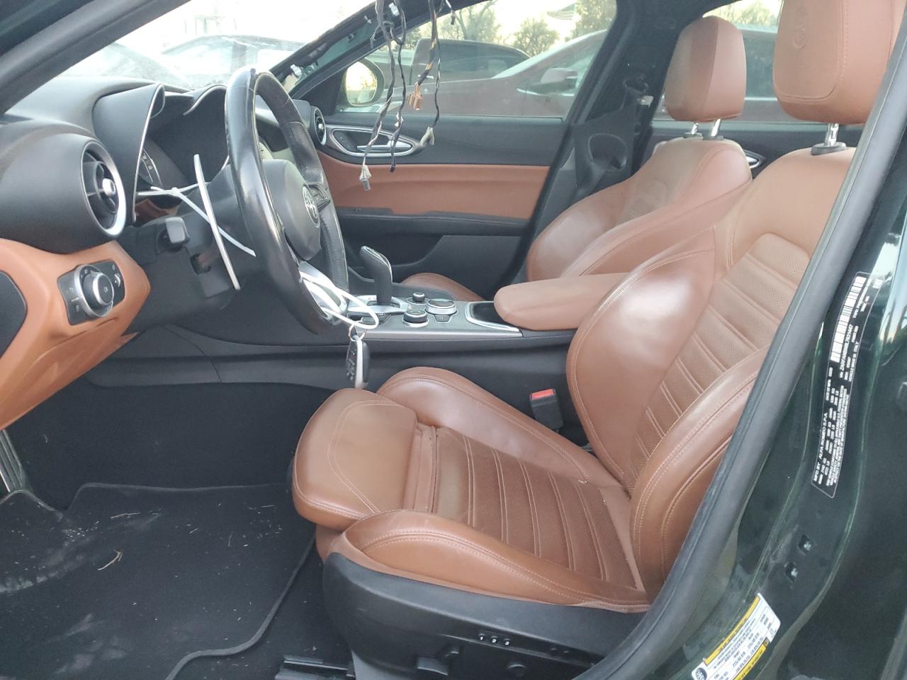2020 Alfa Romeo Giulia VIN ZARFANBN8L7631447 Copart auction photo, rear end / side damage thumbnail 7