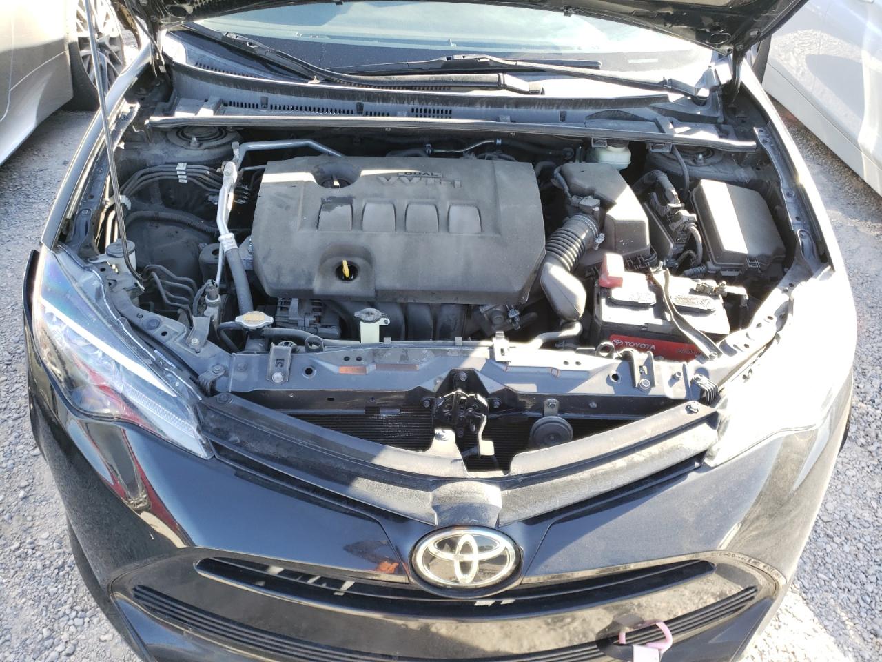 2017 Toyota Corolla VIN 5YFBURHE0HP649574 Copart auction photo, side / front end damage thumbnail 11
