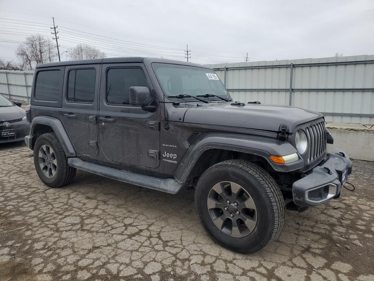 2018 Jeep Wrangler VIN 1C4HJXEG3JW124535 Copart auction photo, rear end damage thumbnail 4